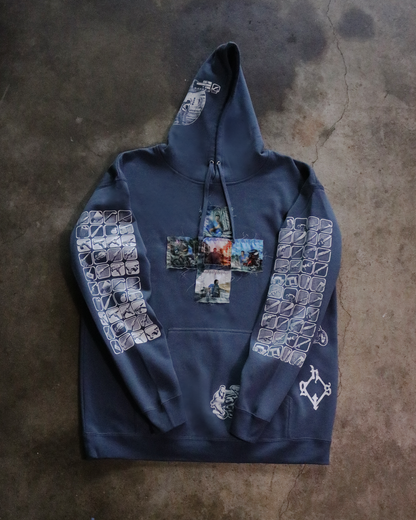 Tommy's Paradise Patchwork Hoodie (Ready to Ship)