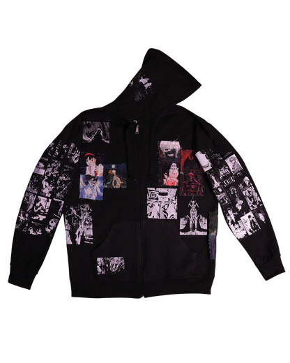 The Pale Signal Patchwork Zip Up (Ready to Ship)