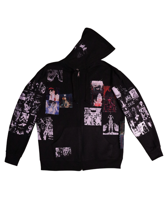 The Pale Signal Patchwork Zip Up (Ready to Ship)