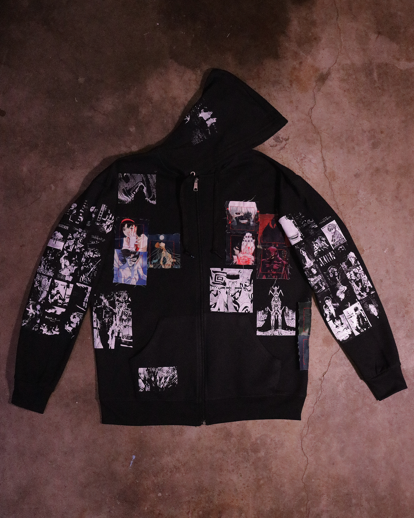 The Pale Signal Patchwork Zip Up (Ready to Ship)