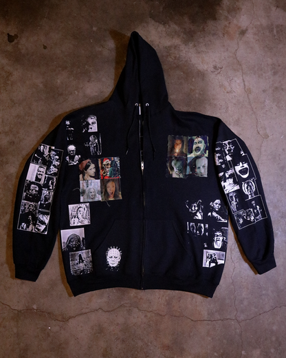 All Hallows Patchwork Zip Up (Ready to Ship)