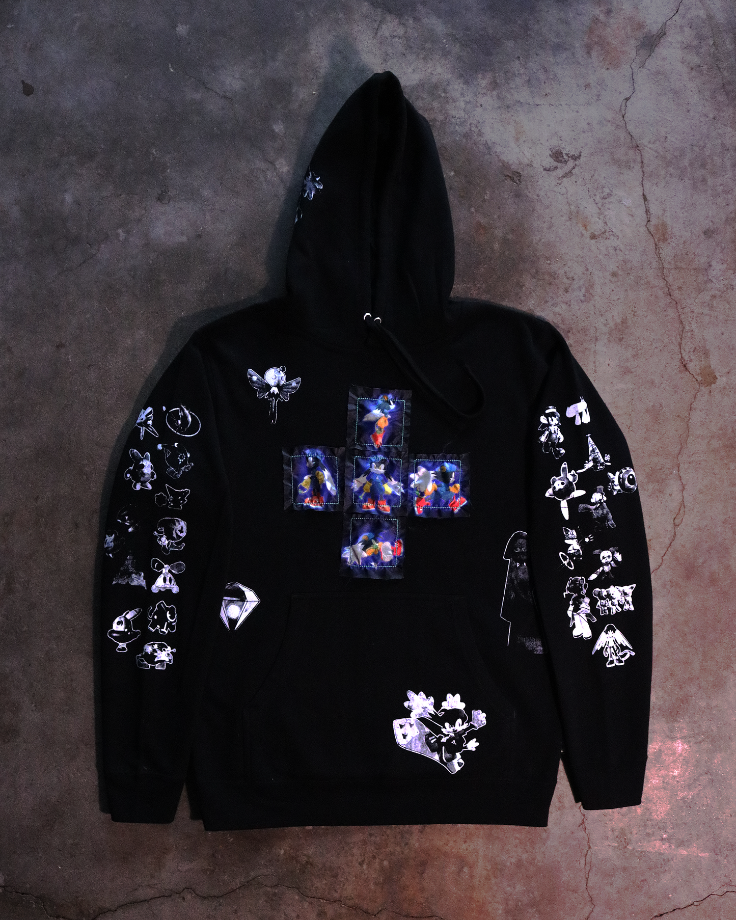 Dream Traveler Patchwork Hoodie (Ready to Ship)