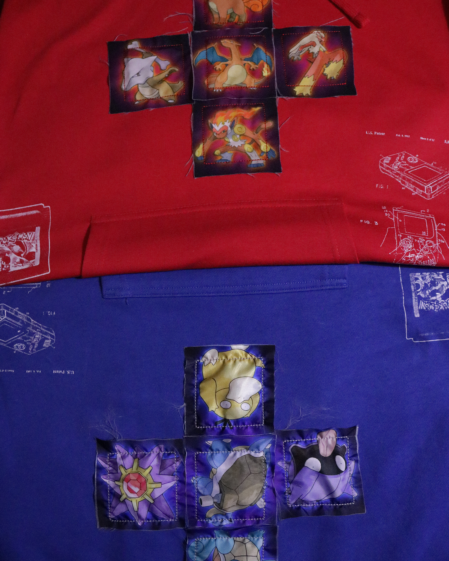 Inferno Patchwork Hoodie (Ready to Ship)