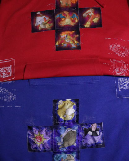 Inferno Patchwork Hoodie (Ready to Ship)