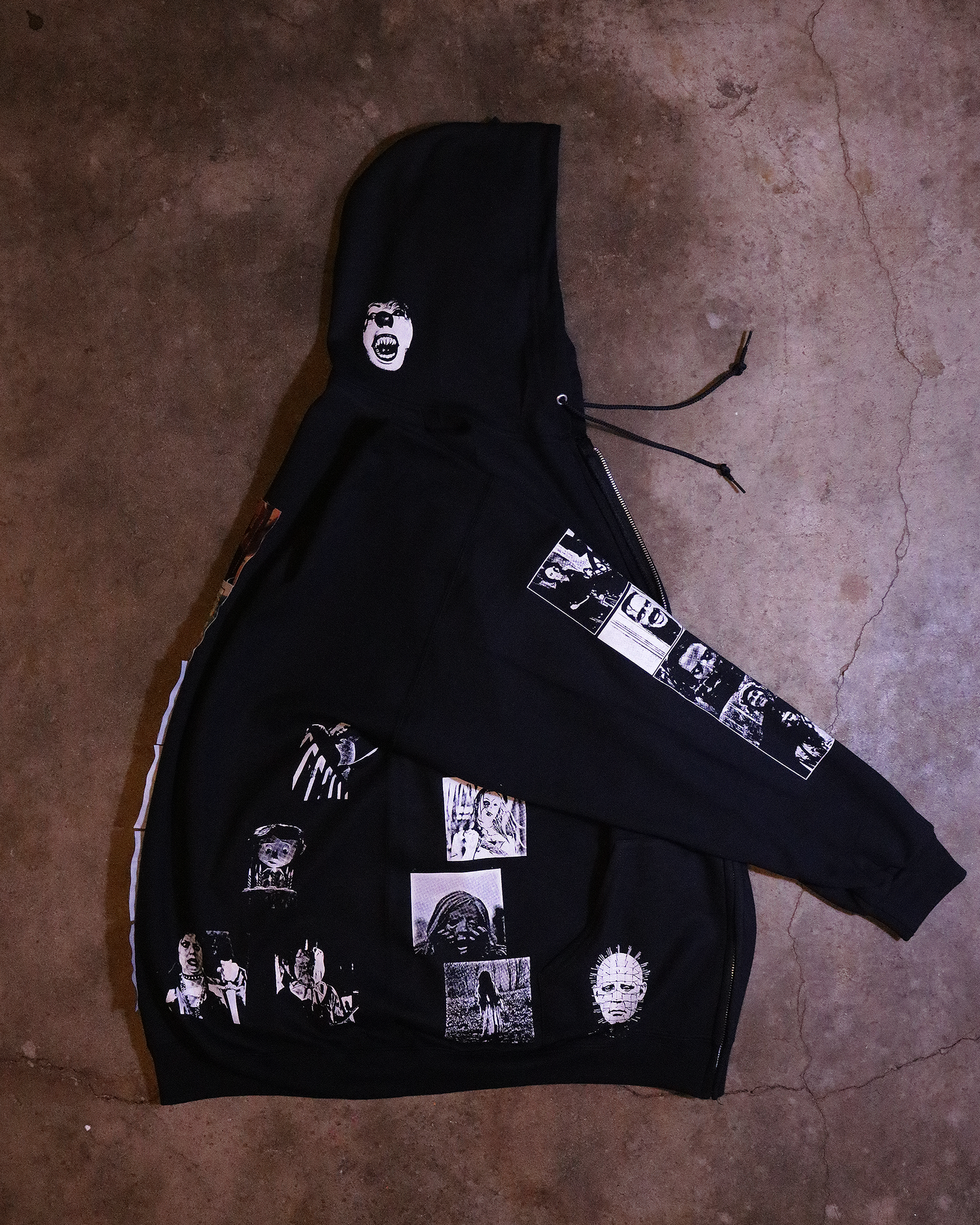 All Hallows Patchwork Zip Up (Ready to Ship)