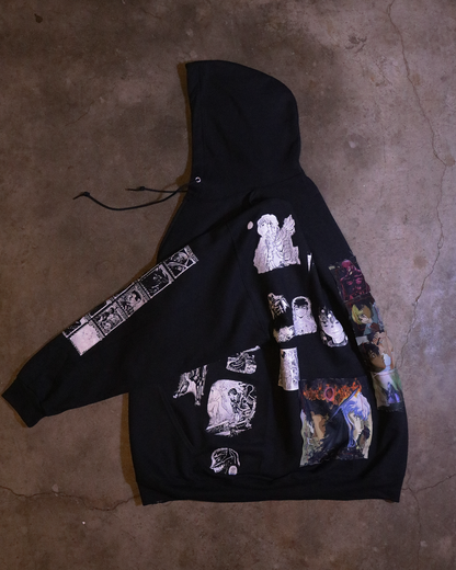 Brand of Sacrifice Patchwork Zip Up (Ready to Ship)