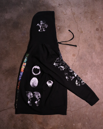 Dream Traveler Patchwork Hoodie (Ready to Ship)