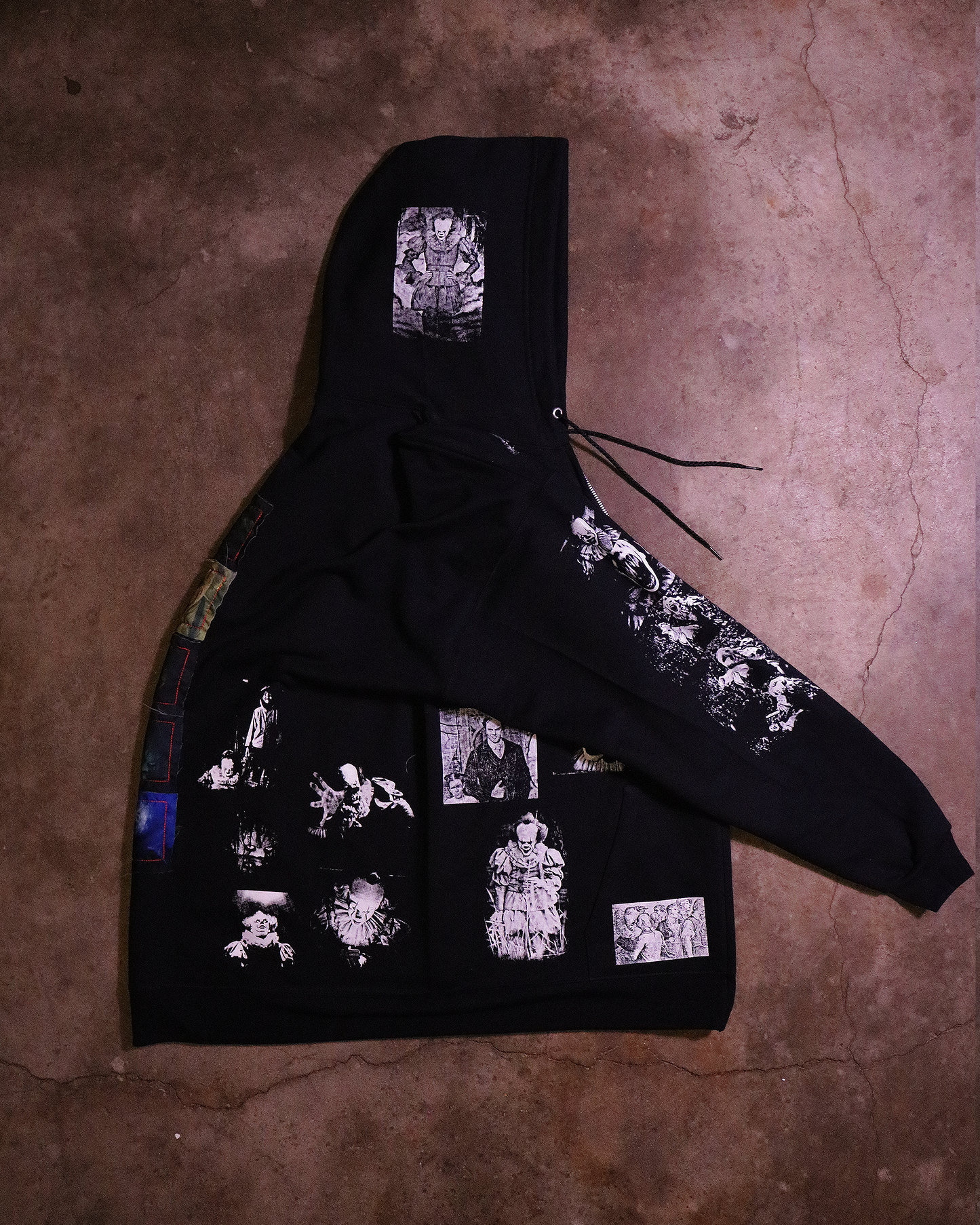 Derry Nightmare Patchwork Zip Up (Ready to Ship)