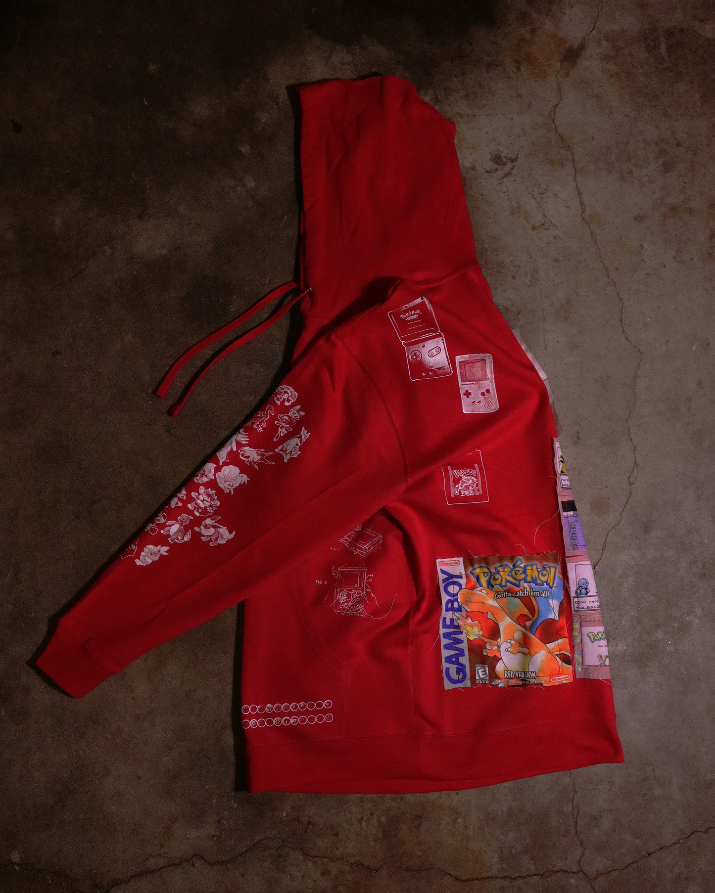 Inferno Patchwork Hoodie (Ready to Ship)