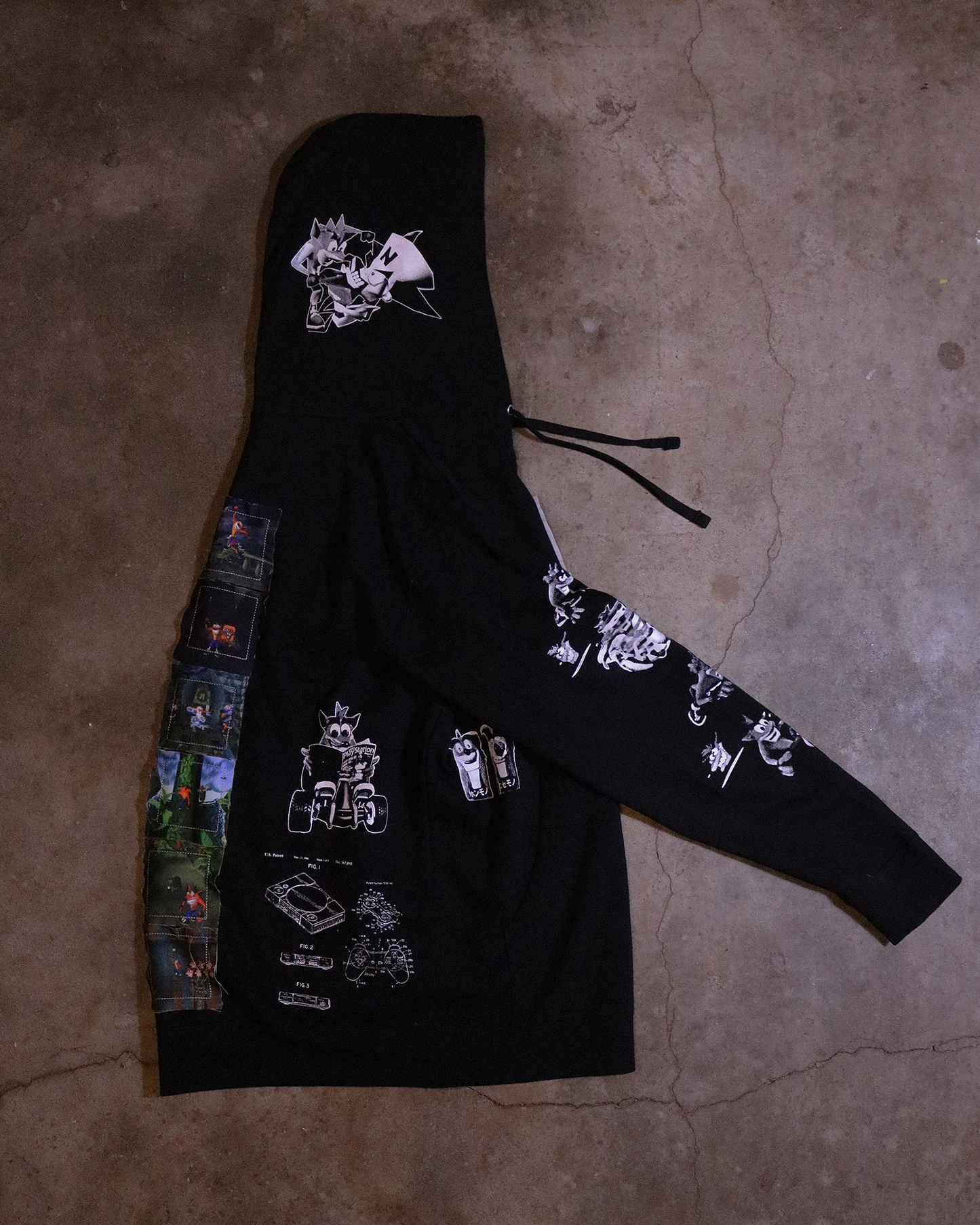 N. Sanity Patchwork Hoodie (Ready to Ship)