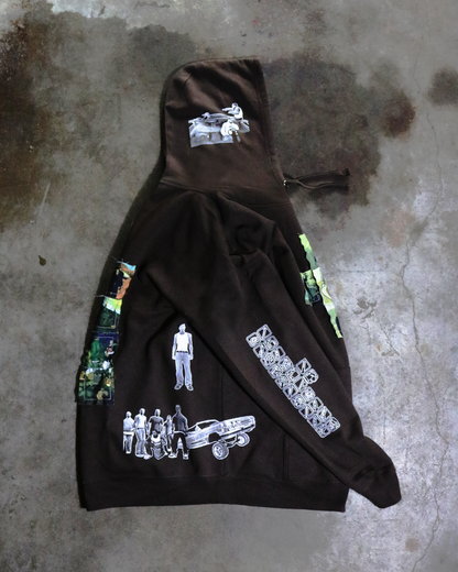 Here We Go Again Patchwork Hoodie (Ready to Ship)