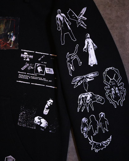 Silent Birth Patchwork Hoodie (Ready to Ship)