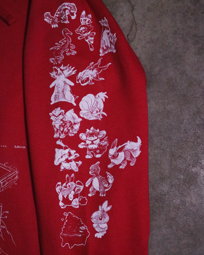 Inferno Patchwork Hoodie (Ready to Ship)