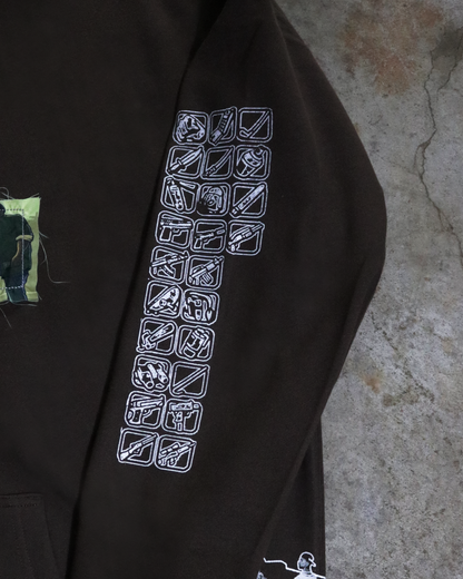 Here We Go Again Patchwork Hoodie (Ready to Ship)