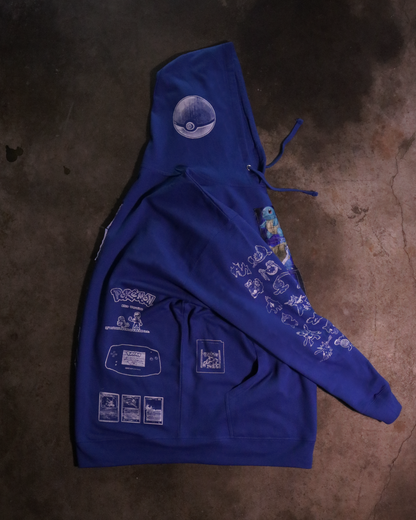 Cerulean Dreams Patchwork Hoodie (Ready to Ship)